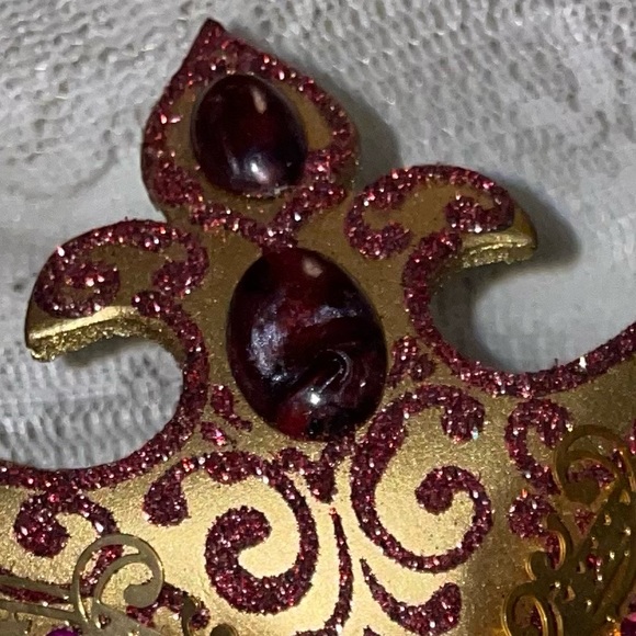 Mardi Gras/Masquerade mask. Made in Italy - Picture 4 of 5